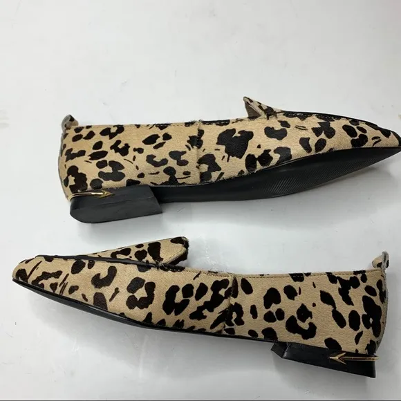 Rebel Wilson Emma leopard leather loafers
