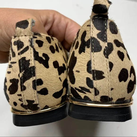 Rebel Wilson Emma leopard leather loafers