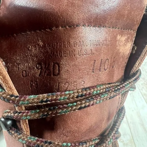 Red‎ Wing Gore-Tex Waterproof Leather Work Boots Brown Lace Up Safety 9.5D