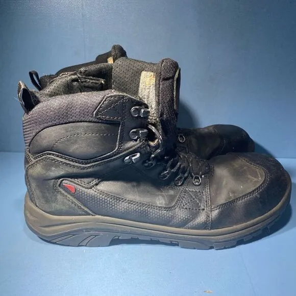 Red Wing size 12 D Work Boots Tradesman 6617 Mens Black SAFETY TOE Waterproof