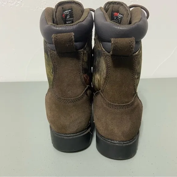 RedHead Waterproof Hunting Camo Winter Boots Youth 5M Lace Up
