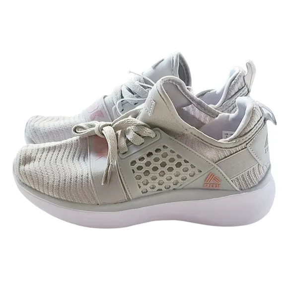 REEBOK Mesh lightweight grey running sneakers size 3 UNISEX