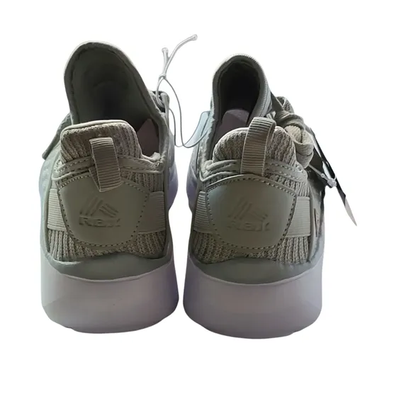 REEBOK Mesh lightweight grey running sneakers size 3 UNISEX