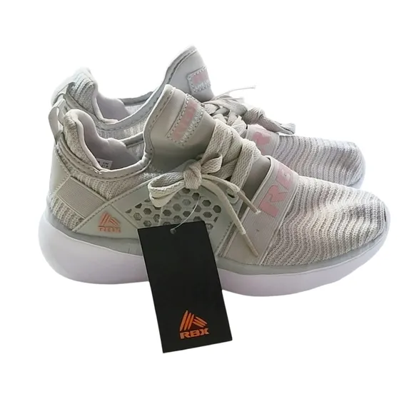 REEBOK Mesh lightweight grey running sneakers size 3 UNISEX