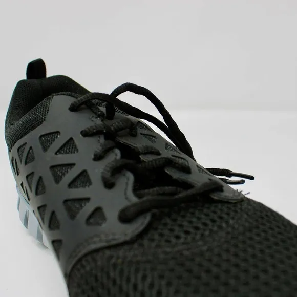 Reebok Sublite Work Cushion Athletic Sneakers Alloy Toe Black Grey Size 11