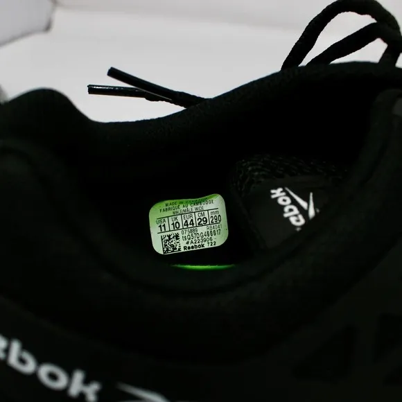Reebok Sublite Work Cushion Athletic Sneakers Alloy Toe Black Grey Size 11