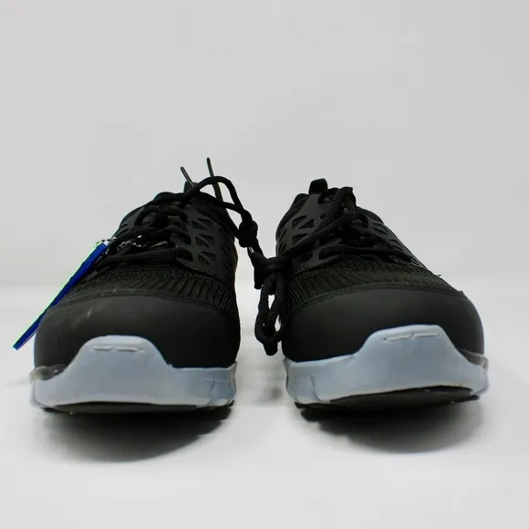 Reebok Sublite Work Cushion Athletic Sneakers Alloy Toe Black Grey Size 11