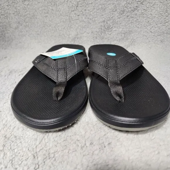 Reef Mens Cushion Phantom 2.0 Black‎ Flip Flop Sandals Size 14 NWT