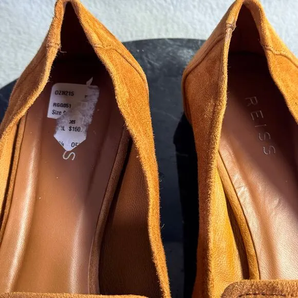 REISS Elba Brown Suede Loafers Women’s Size 40/ 9.5 US