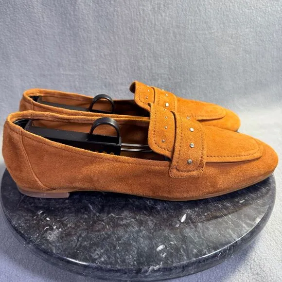 REISS Elba Brown Suede Loafers Women’s Size 40/ 9.5 US