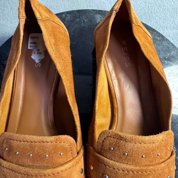 REISS Elba Brown Suede Loafers Women’s Size 40/ 9.5 US