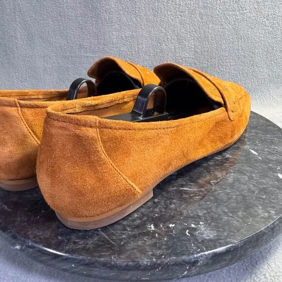 REISS Elba Brown Suede Loafers Women’s Size 40/ 9.5 US