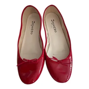 Repetto Red Patent Leather Cendrillon Ballerina Flats Size 9.5