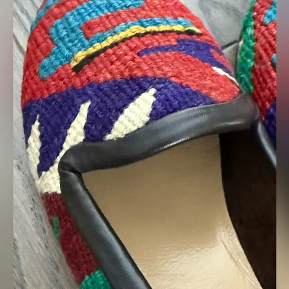 RES IPSA Kilim Marrakech Atelier Multi-Color loafers Size 7