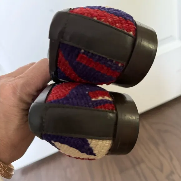 RES IPSA Kilim Marrakech Atelier Multi-Color loafers Size 7