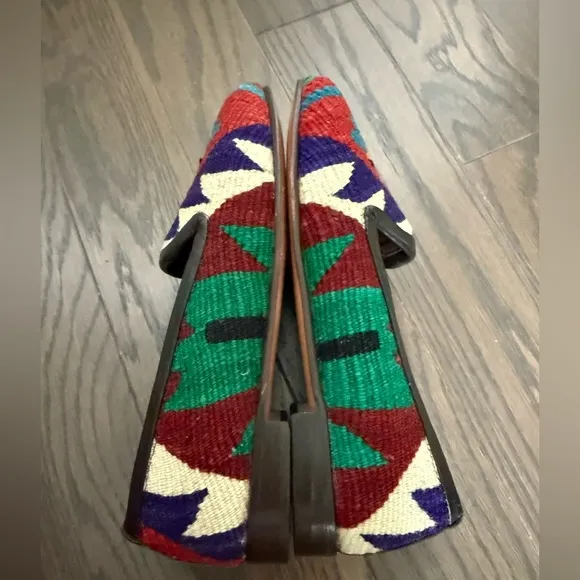 RES IPSA Kilim Marrakech Atelier Multi-Color loafers Size 7