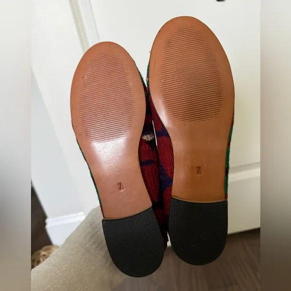 RES IPSA Kilim Marrakech Atelier Multi-Color loafers Size 7