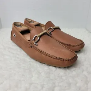Riomar The Halyard Deck Driver Watherman Men's Loafers Size 8.5 Brown Leather