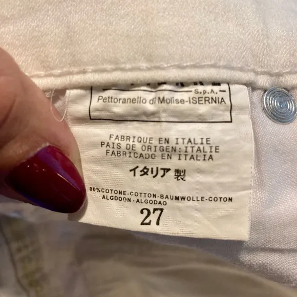 Roberto Cavalli Collection Sexy White Shorts