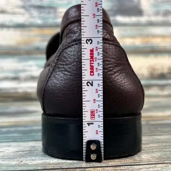 ROCKPORT Loafers Comfort Shoe Mens 12M Soft Brown Leather Moc Toe Dress Work