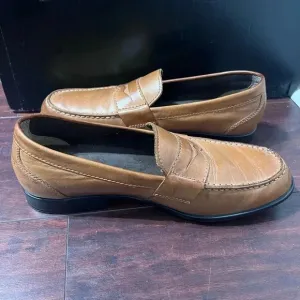 Rockport M76445 Mens Size 10M Shoes Trutech Brown Penny Loafers Walkability