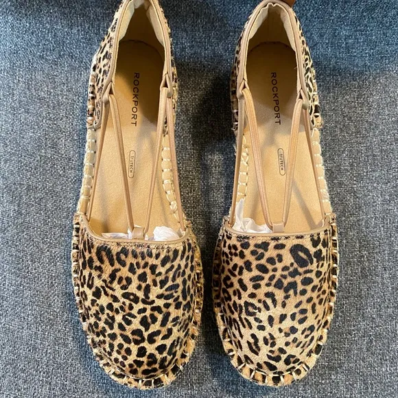 ROCKPORT Real Cow Fur Espadrilles Sandals