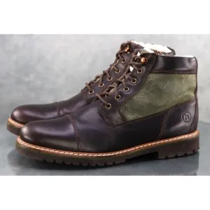 Rockport Trutech Men's Cap Toe Ankle Boots Size 8.5 Brown Olive Green CH4661