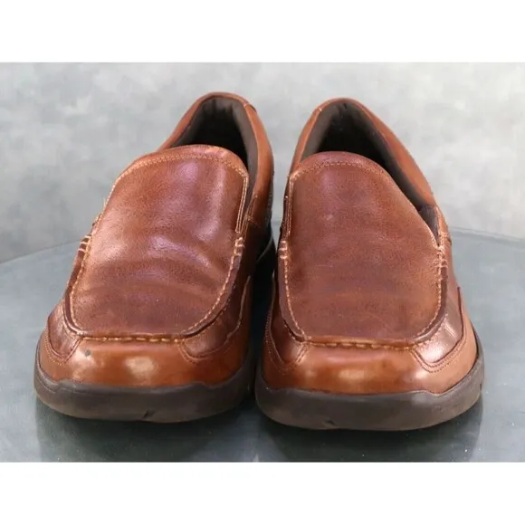 Rockport XCS Men's Casual Loafers Shoes Size 13 Leather Brown APM78838
