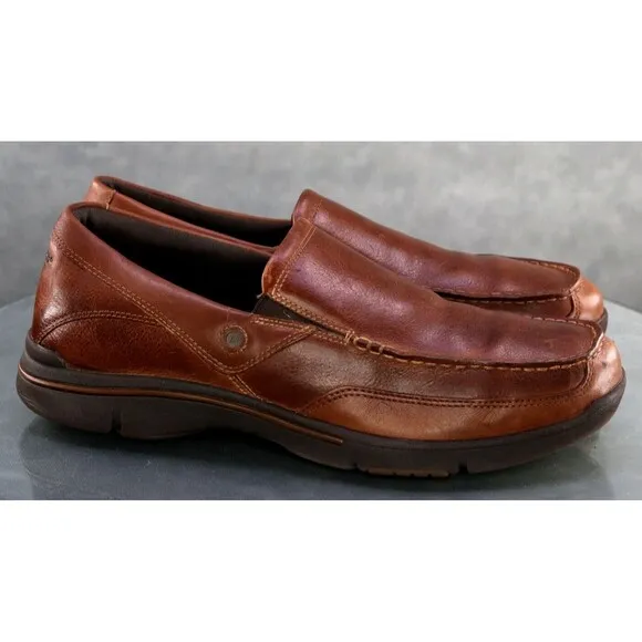 Rockport XCS Men's Casual Loafers Shoes Size 13 Leather Brown APM78838