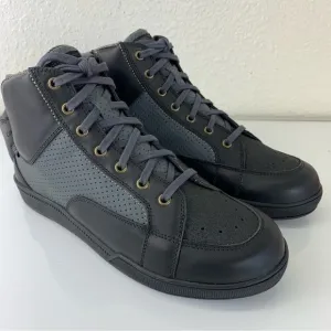 ROLAND Sands Fresno CE WP biker Waterproof Shoes Boots Black Gray 9 New