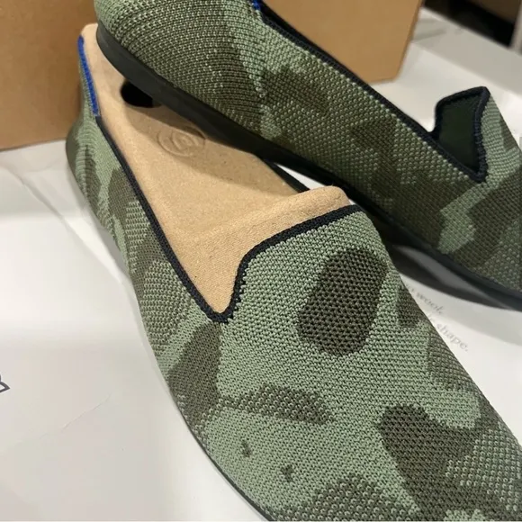 Rothy, Camouflage Slip-On Loafers, Size 7.5