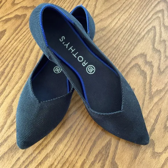 Rothy’s Black Flats, Women’s Sz 10