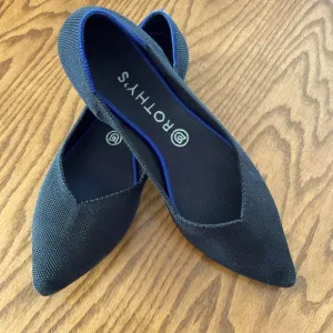 Rothy’s Black Flats, Women’s Sz 10