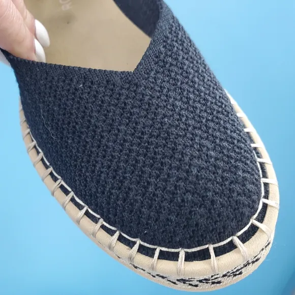 ROTHY'S black woven espadrilles 8