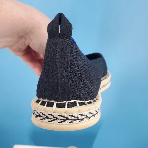 ROTHY'S black woven espadrilles 8