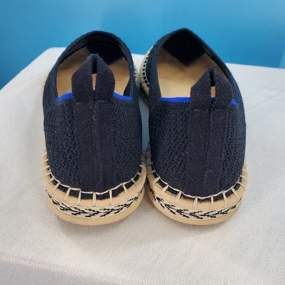 ROTHY'S black woven espadrilles 8