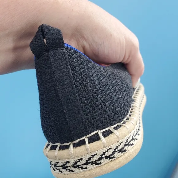 ROTHY'S black woven espadrilles 8