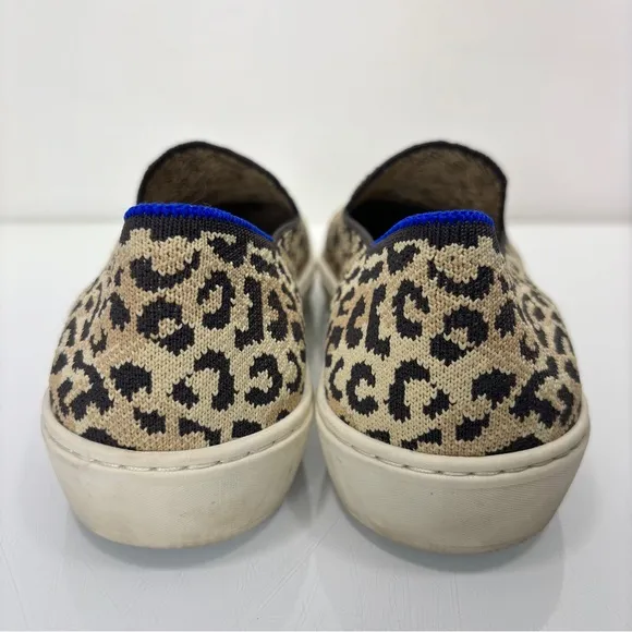 Rothy’s Camo Cat Print Slip On Sneakers Size 9.5