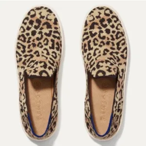 Rothy’s Camo Cat Print Slip On Sneakers Size 9.5