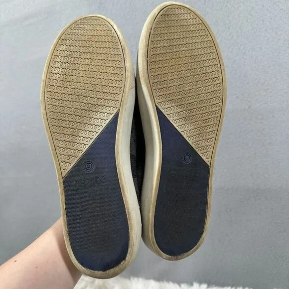 Rothys Camo Original Slip On Sneakers Grey All Over Print Size 10