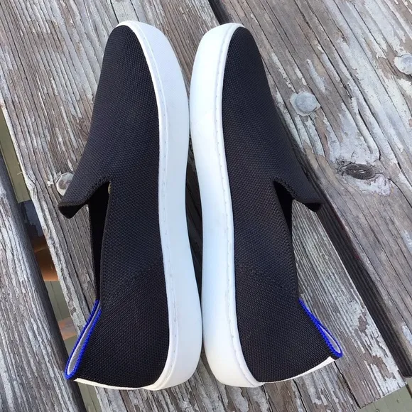 ROTHY'S Classic Black Slip On The Sneakers US 9.5