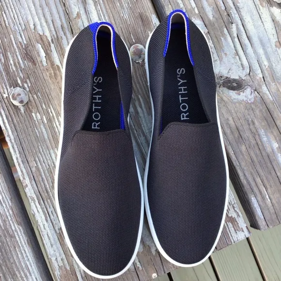 ROTHY'S Classic Black Slip On The Sneakers US 9.5
