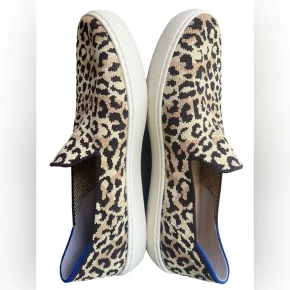 Rothy's Desert Camo Cat The Sneaker Size 10 slip-on animal print comfort flats