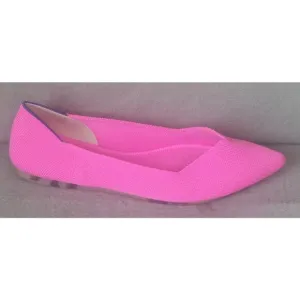 Rothy’s Dragon Fruit Hot Pink The Point - Pointed Toe Flats Size 7.5