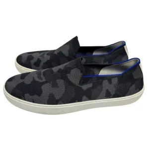 ROTHY'S Gray Camouflage Slip On Sneakers &quot;The Sneaker&quot; Women’s Size 10.5