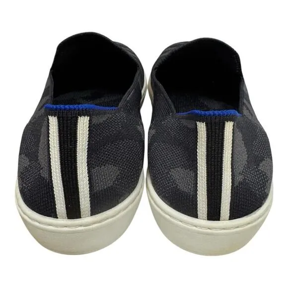 ROTHY'S Gray Camouflage Slip On Sneakers &quot;The Sneaker&quot; Women’s Size 10.5