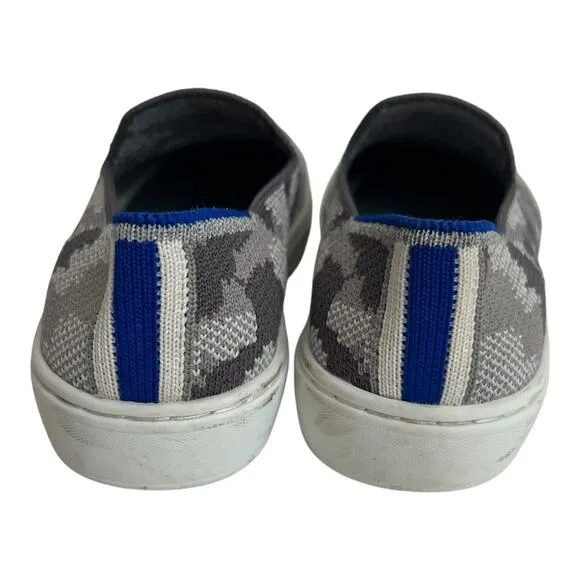Rothy's Grey Camo Slip On Sneakers Size Kids 13