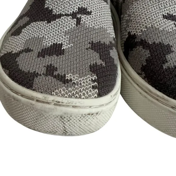 Rothy's Grey Camo Slip On Sneakers Size Kids 13