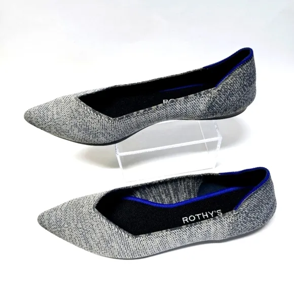 ROTHY’S Heathered Gray Flats Size 9.5
