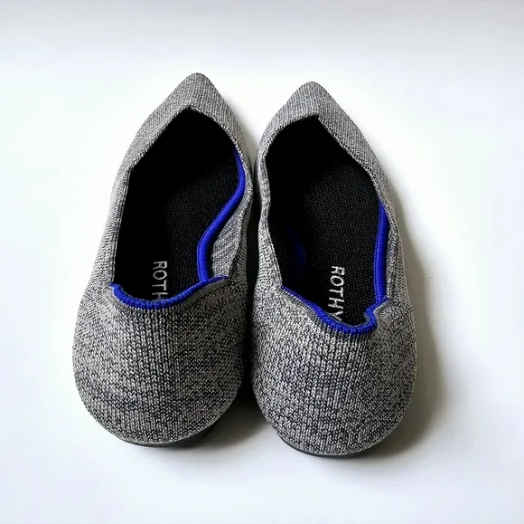 ROTHY’S Heathered Gray Flats Size 9.5
